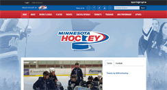 Desktop Screenshot of minnesotahockey.org